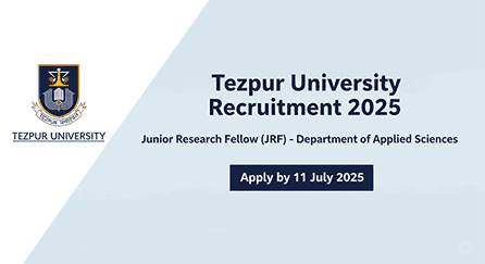 Tezpur university recruitment 2025